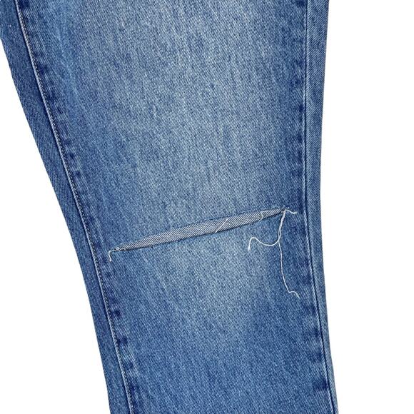 ONE TEASPOON Freebird High Waist Ankle Zip Distressed Crop Skinny Jeans - Picture 7 of 13